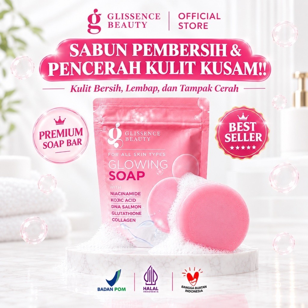 [BELI5GRATIS1 TERLARIS] 1PCS SABUN MENCERAHKAN KULIT WAJAH DAN BADAN | SABUN PEMUTIH BADAN DAN WAJAH