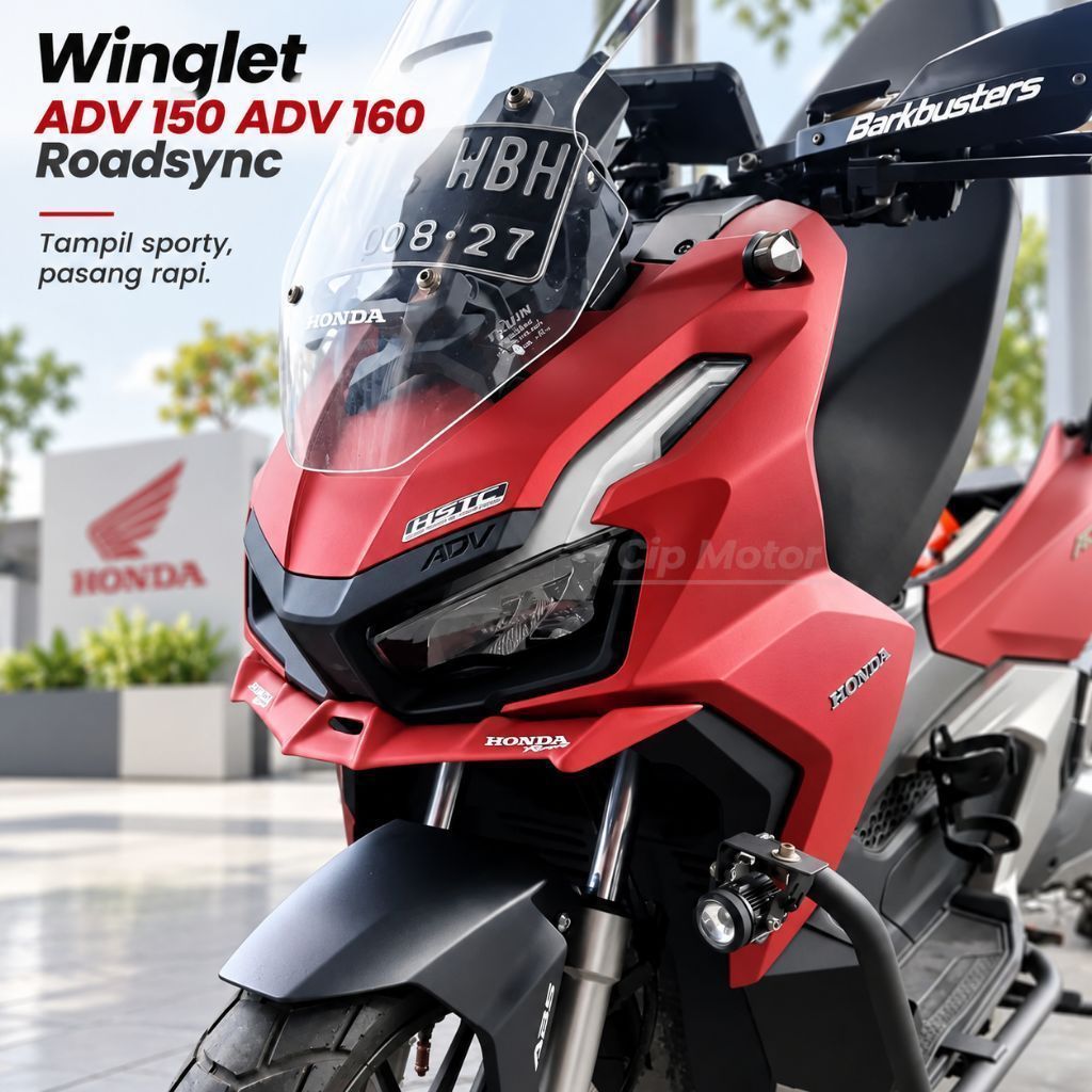 Winglet Adv 150 160 Adv 160 Winglet Bahan Fibers Terbaru