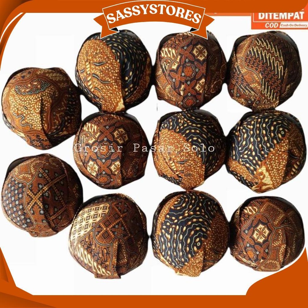 Blangkon Solo Jebeh Batik / Blangkon Solo / Blangkon Anak / Blangkon Dewasa Cod