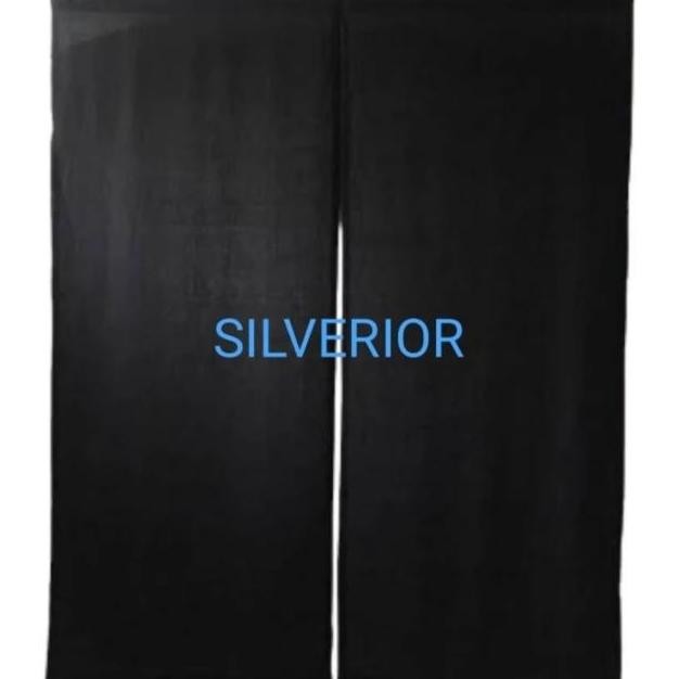 Noren Kain Tirai Gorden Pembatas Pintu Ruang Jepang Polos Hitam Bla Dapur Curtains