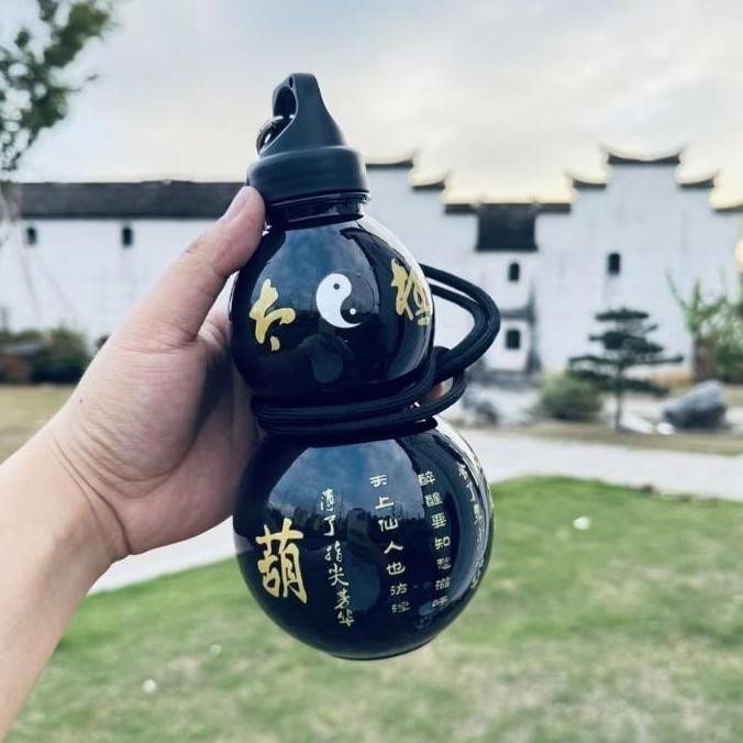 Holo Labu Feng Shui Botol Air Labu Botol Minuman Serbaguna