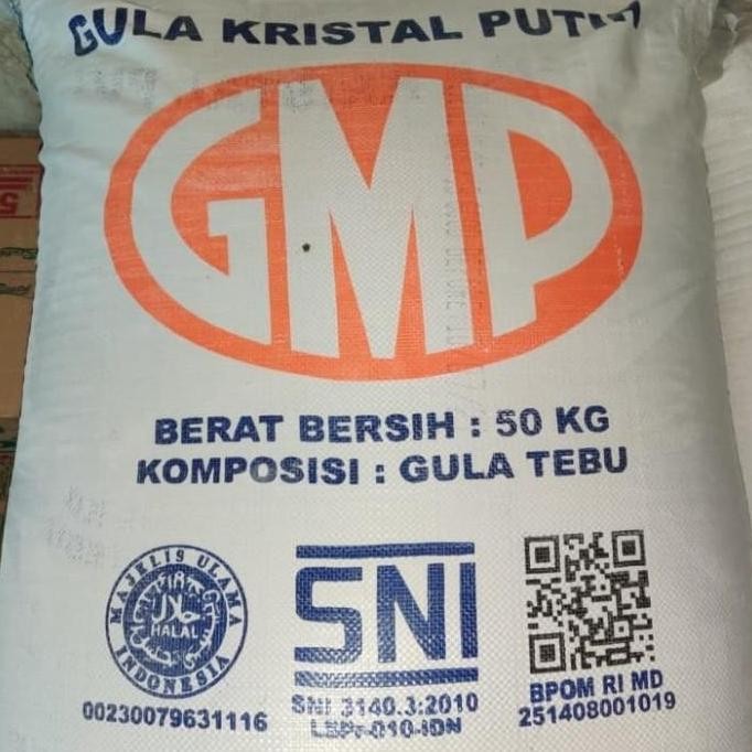 Gula Putih Gmp 25 Kg Repack Kemasan 50 Kg Original Takaran Pas