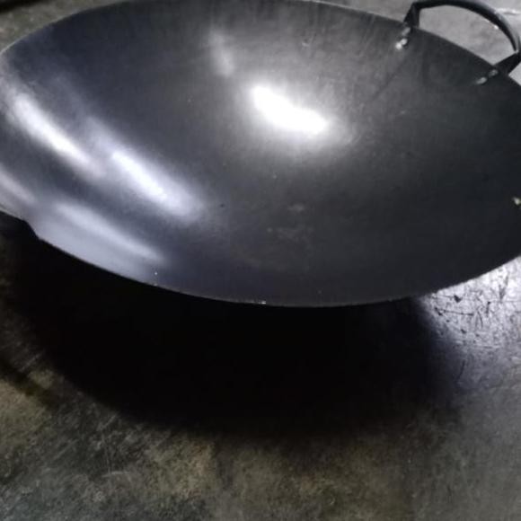 Kuali Plat Besi Hitam Ukuran 45 Cm