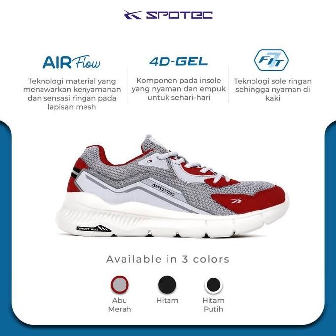 Sepatu Pria / Sepatu Running / Spotec / Versa