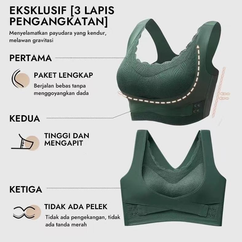 Eelic Terlaris Bra Pembentuk Postur/Bra Penaik Payudara Full Cup Et-12