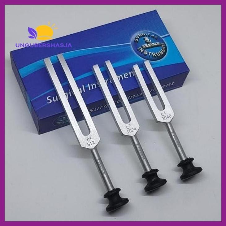 (MEDIS) GARPU TALA LUCAE TUNING FORKS SET OF 3PCS (512 HZ , 1024 HZ , 2048 HZ ) - RENZ RUMAH SAKIT K