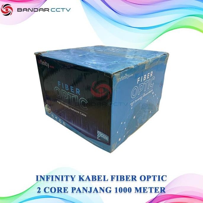 Infinity Kabel Fiber Optic 2 Core Panjang 1000 Meter