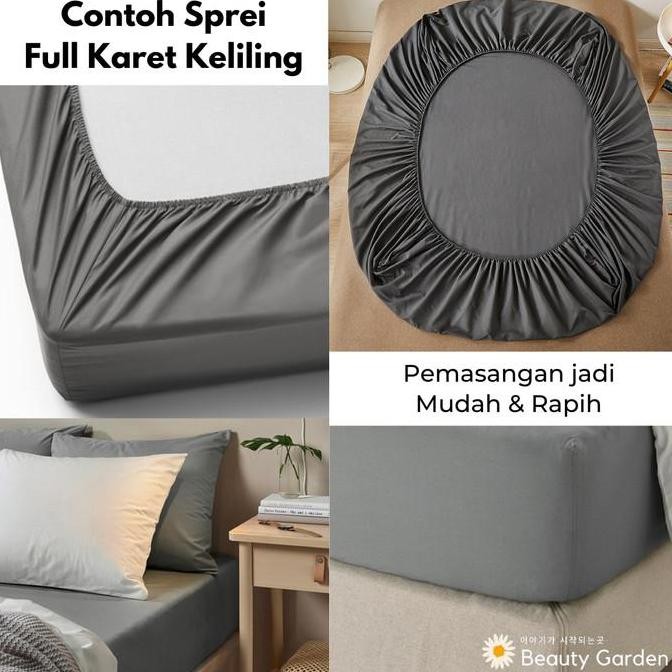 Sprei Full Karet Tinggi 40 Sprei 90x200, Sprei 100x200 ,120x200 Seprai
