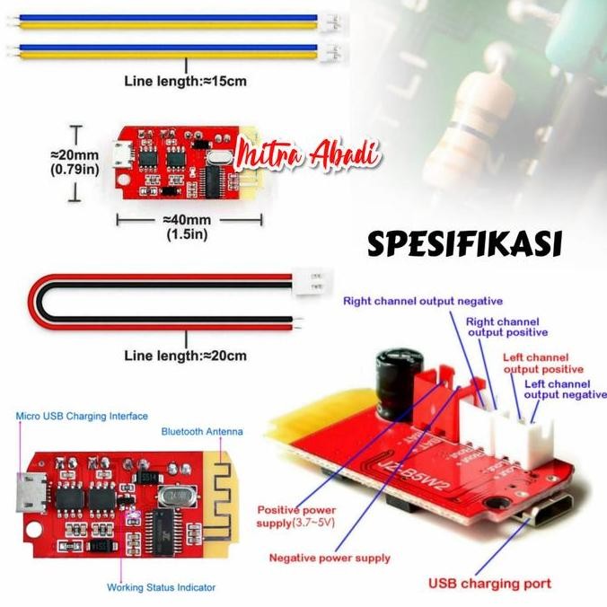 MAHITO- DW-CT14 Mini Stereo Bluetooth Power Amplifier Board
