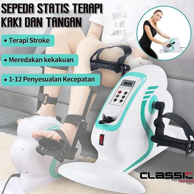 BEARERS- Sepeda Statis Terapi Kaki Dan Tangan Sepeda terapi Alat Terapi Stroke