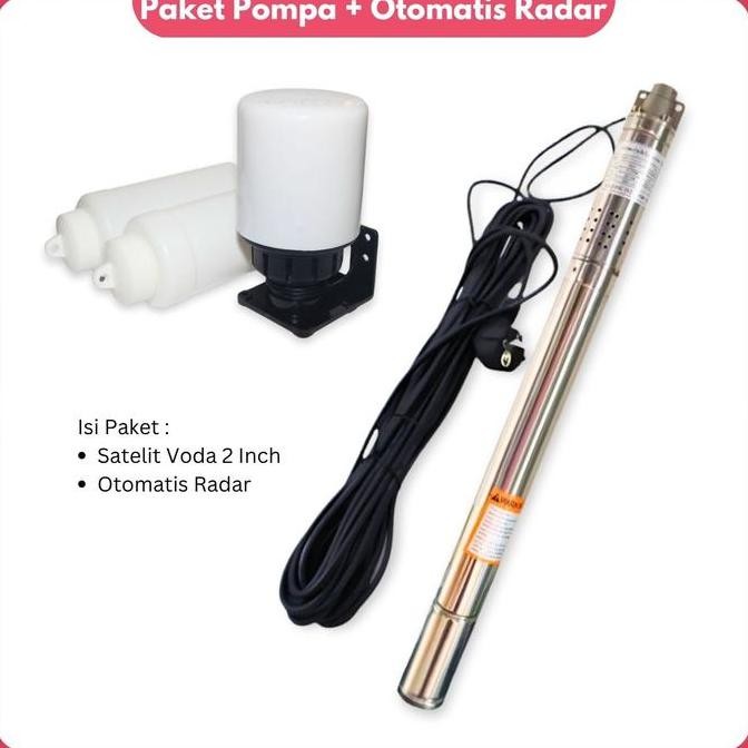 SINISTER- Pompa Sumur Otomatis Radar Paket Pompa Air Shimizu Sumur Dangkal Otomatis Water Level Pomp