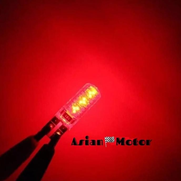 COD Lampu Sen Sein T10 6Led Jelly Mode Kedip/ Flash Kedip Gel