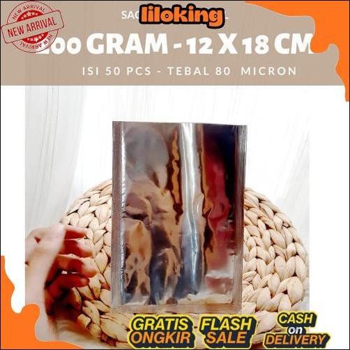 New kemasan saset aluminium foil 12x18 kemasan makanan alumunium foil kemasan aluminium foil