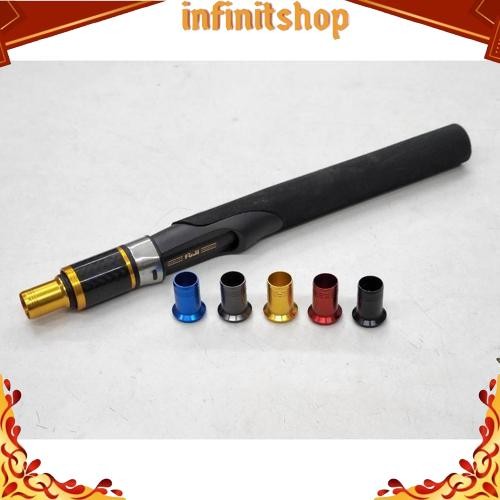 Ready Stock ALUMINUM LIP / LIPS TUBE REEL SEAT 16mm - 17mm