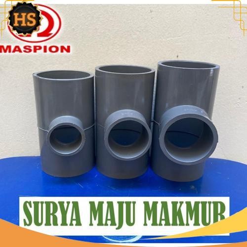 GROSIR REDUCER TEE MASPION AW 2 X 1" VTEE 2 X 1-1/4" VLOK 2 X 1-1/2" TEE 2"  INCH PVC