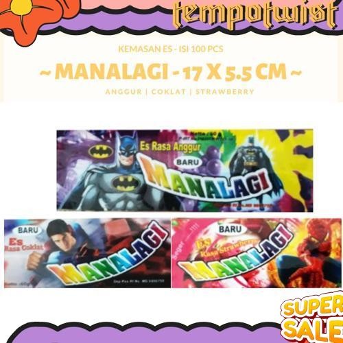 GROSIR Ukuran Kecil isi 100 pcs Plastik Ice Cream Stick Bungkus Es Krim Untuk Jualan Plastik Es Krim