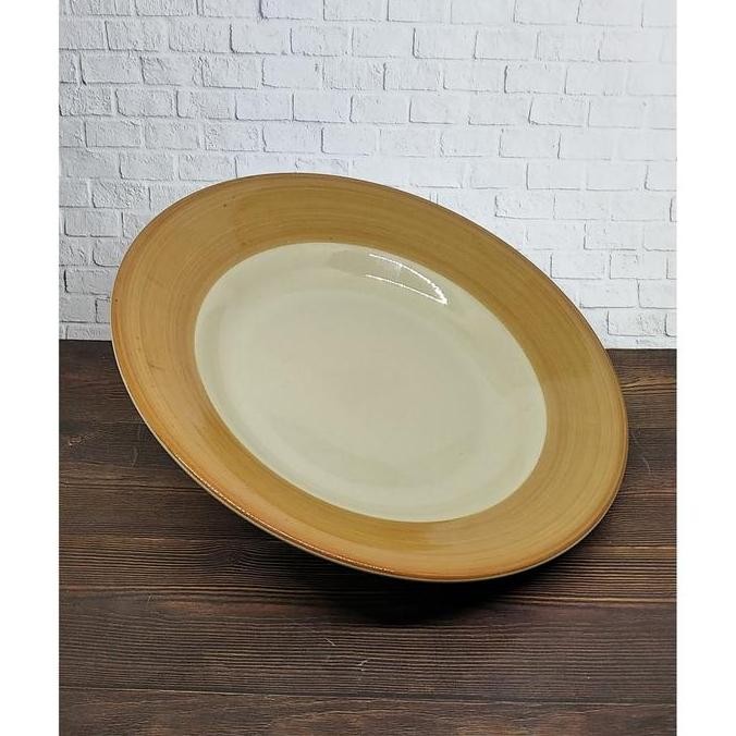 PIRING MAKAN BELING COKLAT 1 LUSIN PIRING BELING KERAMIK 1 LUSIN