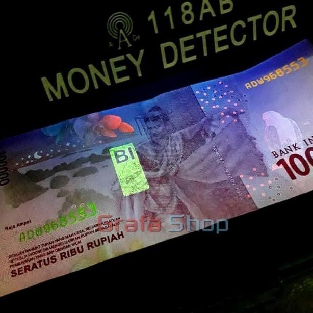 Lampu deteksi detektor uang / detector money  2 Lampu UV detector