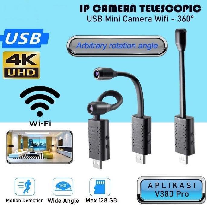 Cctv Ip Camera Mini Usb Portable Kamera V380 MultiFungsional 1080p kamera cctv