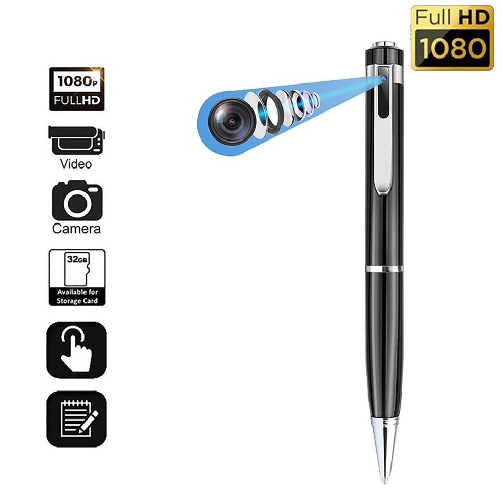 Mini Kamera CCTV Portabel Pen Full HD 1080P Kamera pulpen Mini CCTV Perekam Video Rekaman suara kame