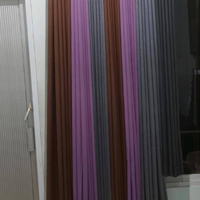 GORDEN PINTU DAN JENDELA KAIN TEBAL  POLOS MODEL MINIMALIS Modern Jendela Kain