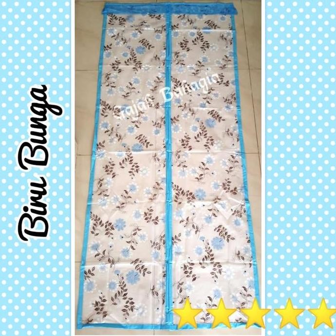 Tirai pintu magnet ruangan AC Berkualitas Tirai anti nyamuk