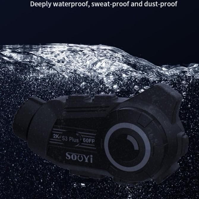 Sooyi S3 plus interkom berkamera 2K stabilizer music sharing partycall