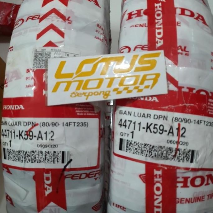 Ban AHM Federal 80/90-14 Tubless Depan motor Beat,Vario