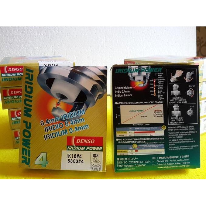 Busi Denso Iridium Ik16 Toyota Yaris Baru