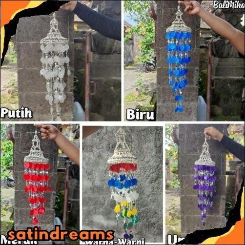 GROSIR Lonceng Angin Kerang - Wind Chime - Kerang Gantungan - Kerang Kap Lampu - Kerang Dekorasi - K