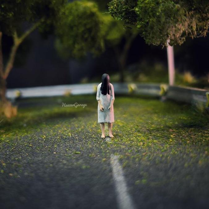 HG Miniatur Hantu Indonesia Kuntilanak  Diorama Action Figure-h3D REZ