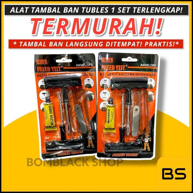 Xd27 Beli Lokal Alat Tambal Ban Plastik 1 Set Dn Tubles Ban Mobil Motor Sepeda Roda Bocor Tubeless T