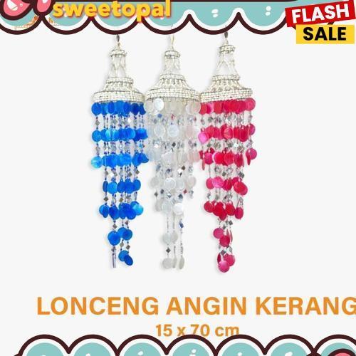 Gercep Lonceng Angin Kerang - Wind Chime - Kerang Gantungan - Kerang Kap Lampu - Kerang Dekorasi - K