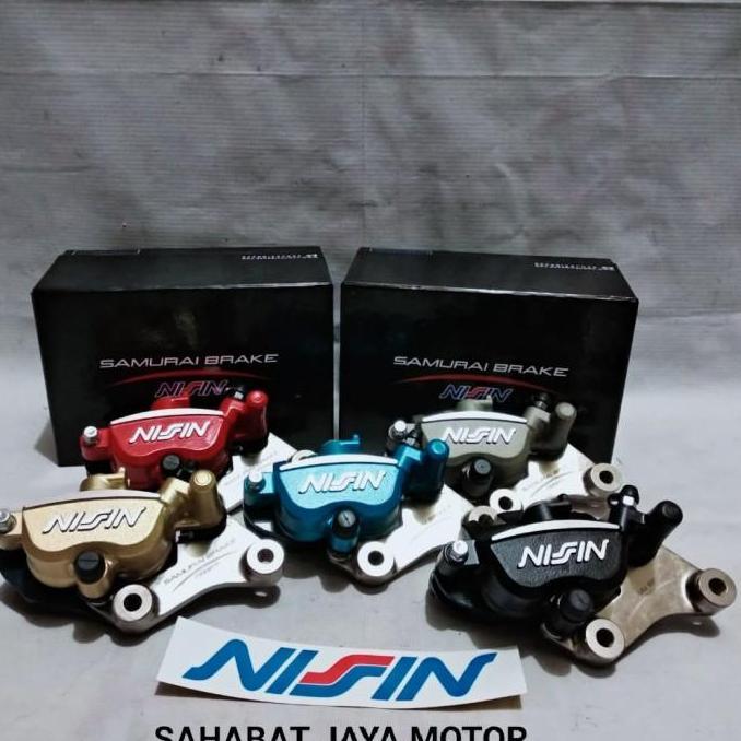Kaliper Depan Nissin Samurai 2 Piston Jupiter z Lama Rx King New Nouvo