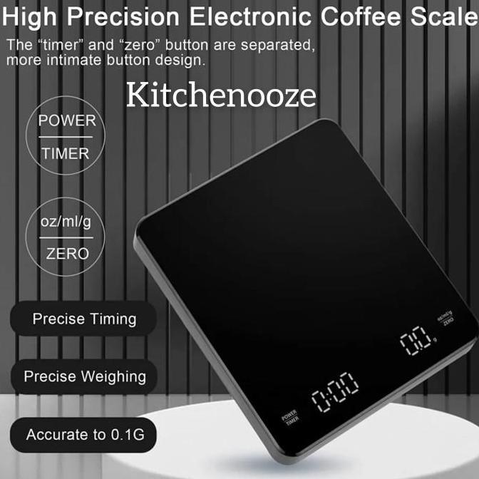 NEW Timbangan Kopi Digital Timer Scale I New Coffee Scale Rechargeable USB
