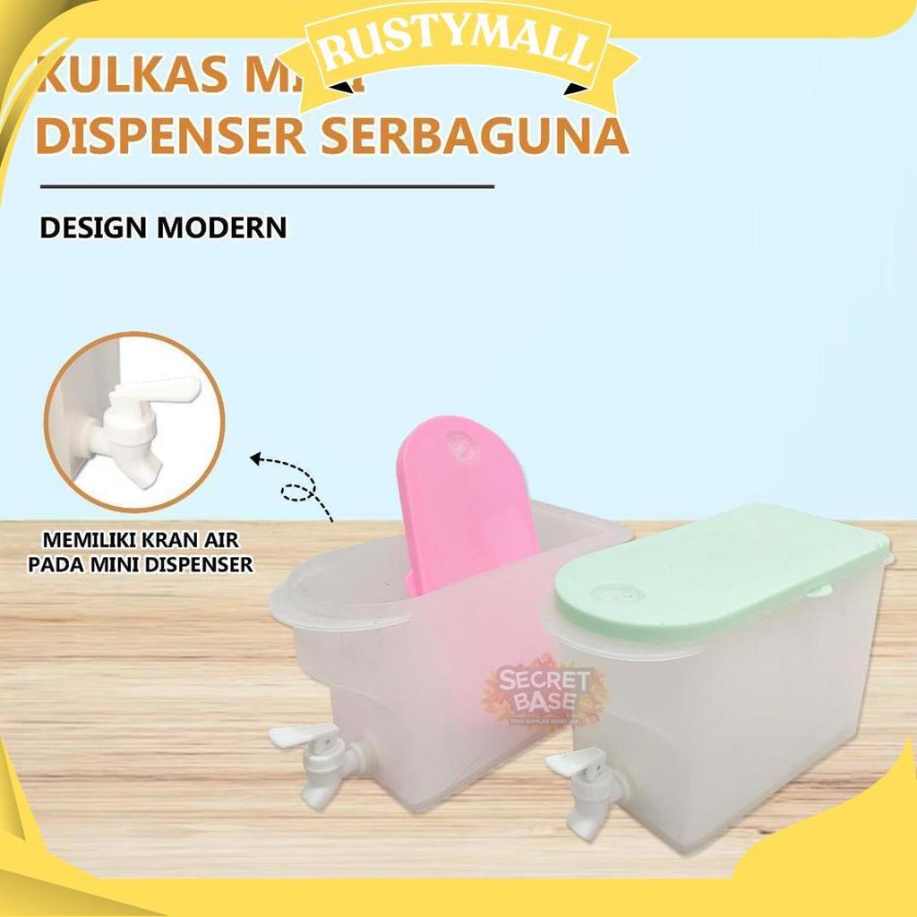 Mini Dispenser - Kran Dispenser Mini / Tempat Air Minum Kran Plastik Promo