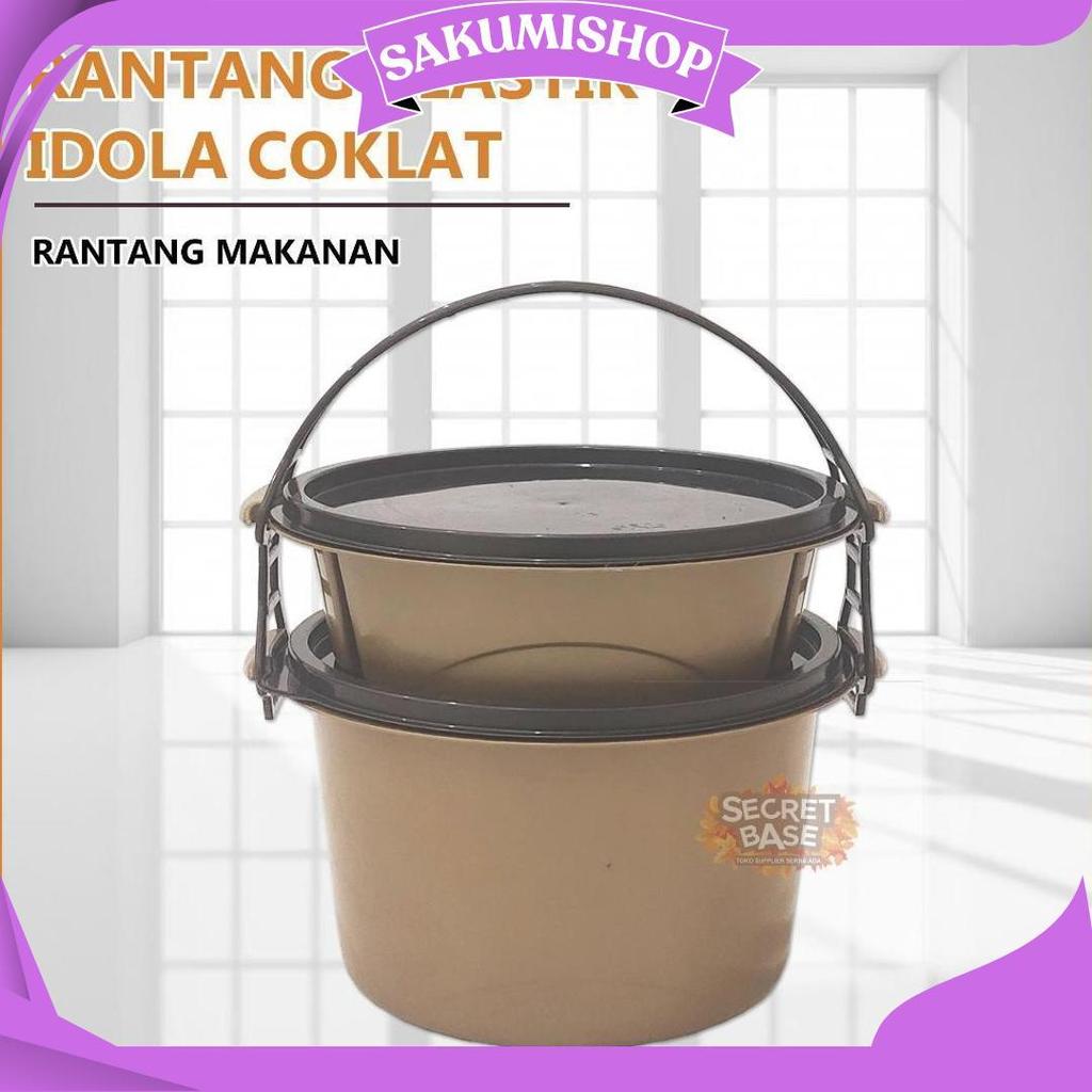 Rantang Hajatan Bulat - Rantang Susun Plastik / Tempat Makan / Bekal / Timba Hajatan Ori