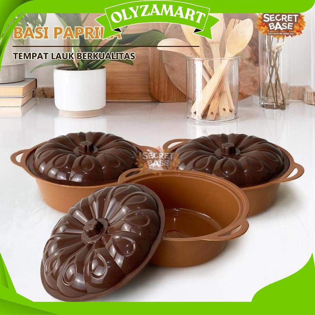 Basi Paprika - Tempat Lauk Prasmanan / Perabot Serba 2000 / Wadah / Tempat Saji Makanan Cod