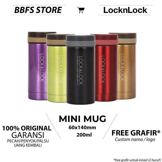 Lock n lock mini vacuum tumbler thermos hot n cool 200ml 200 ml