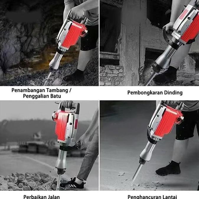 FINESSE- Mesin Jack Hammer BOR BOBOK Beton DEMOLITION DRILL IMPACT TIPE Mesin Bor Mesin Bobok Jack H