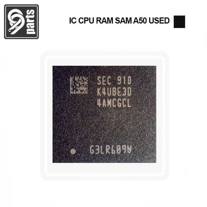 THERESA- IC Cpu Ram Samsung A50 Used Tested (IC K4UBE384AMCGCL USED)