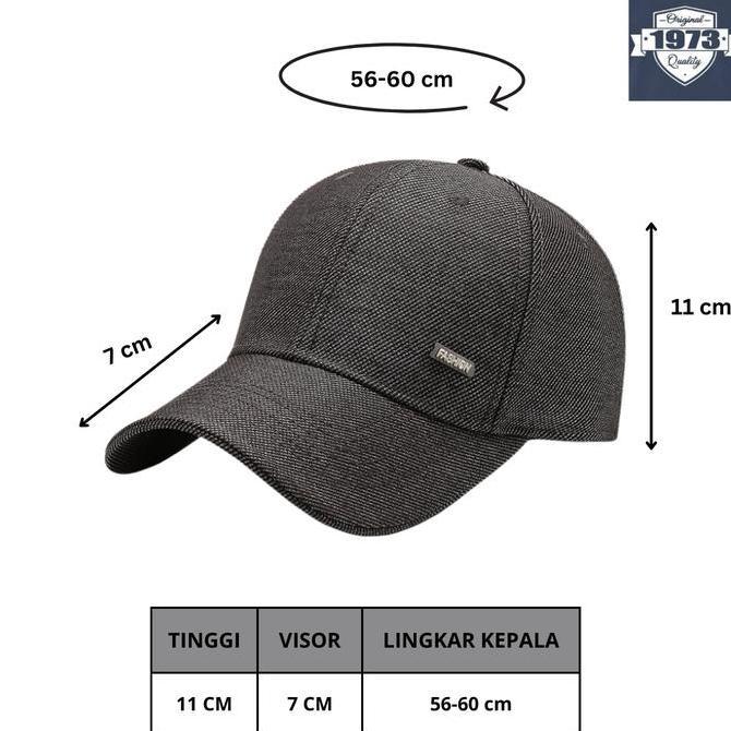 Baseball cap : PREMIUM PLAIN - Topi baseball topi pria topi wanita