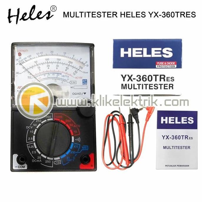 Multitester Heles Yx-360 Tres Multi Analog Avometer Heles Yx-360Tres