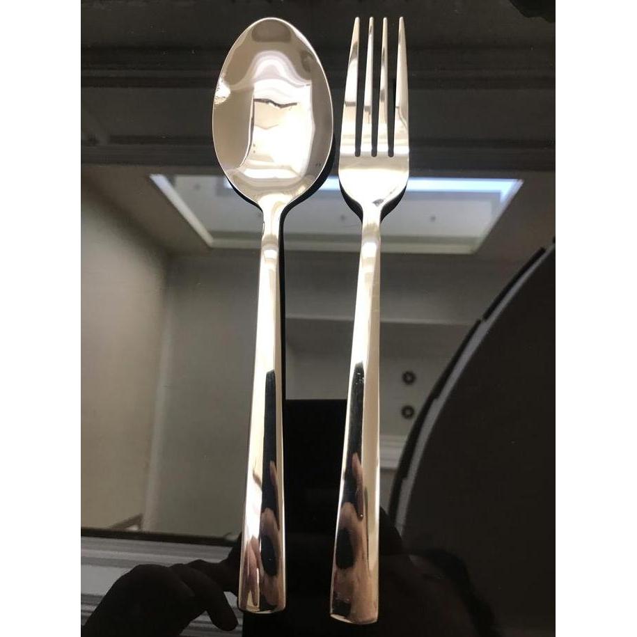 Sendok garpu dinner isi 6 stainless steel tebal restaurant hotel