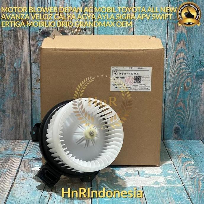 MOTOR BLOWER DEPAN AC MOBIL CALYA CAYLA SIGRA AGYA AYLA BRIO MOBILIO SWIFT ERTIGA APV GRANDMAX GRAN 