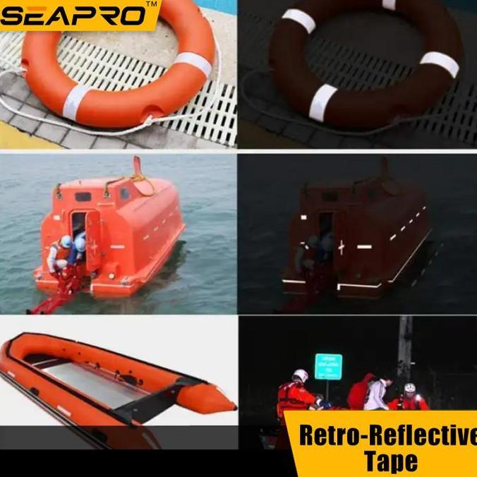 Impa 330189 Retro Solas Reflective Tape Marine Silver Solas Tape