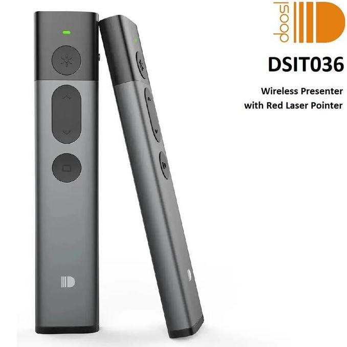 '' DOOSL DSIT036 - Wireless Presenter with Red Laser Pointer - Cocok untuk Presentasi ''