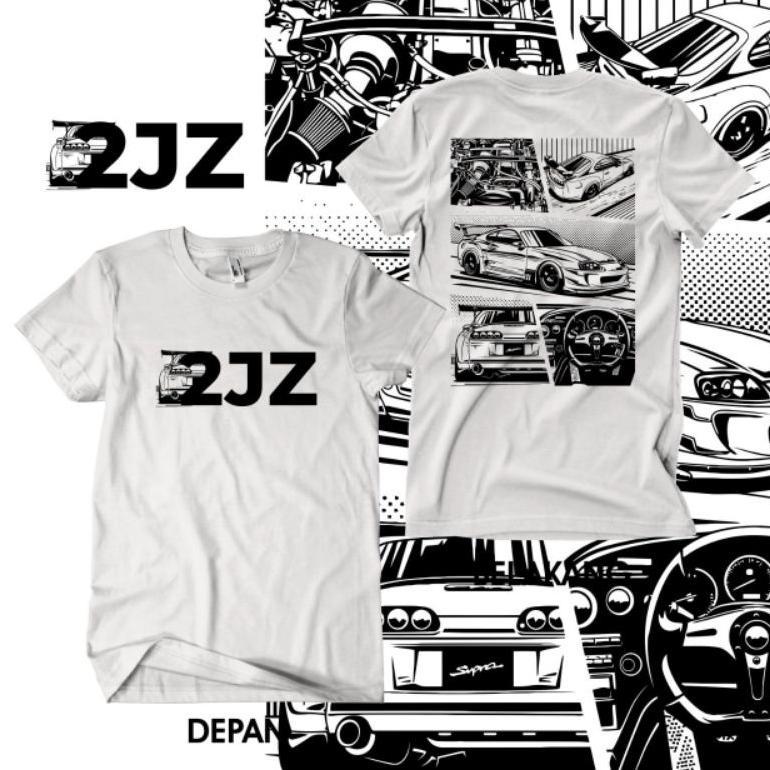 Kaos Mobil Toyota Supra 2JZ JDM kaos JDM Kaos Mobil JDM legend
