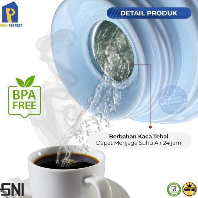 Termos Air Panas Vacuum Flask 2 Liter Lion Star HP-3