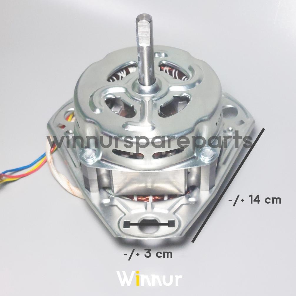 Dinamo / Motor Pencuci SANYO AQUA / Wash Mesin Cuci UMUM 2 Tabung Sparepart mesin cuci